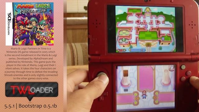 (NEW FORMAT)3DS NDS Bootstrap 0.5.1b - Mario and Luigi Partners In Time Performance Exam смотреть онлайн