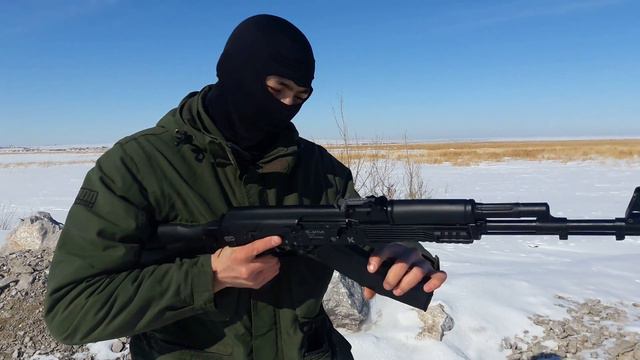 Охолощенный автомат ОС АК-74М от КК смотреть онлайн