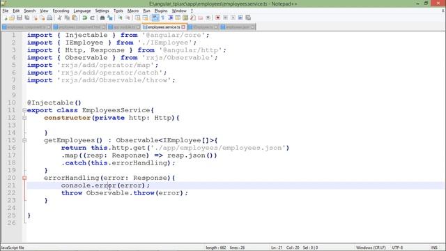 Angular 2 - Error Handling смотреть онлайн
