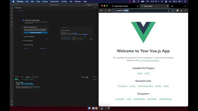 Create a vue project from start смотреть онлайн
