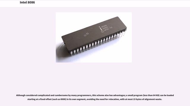Intel 8086 смотреть онлайн