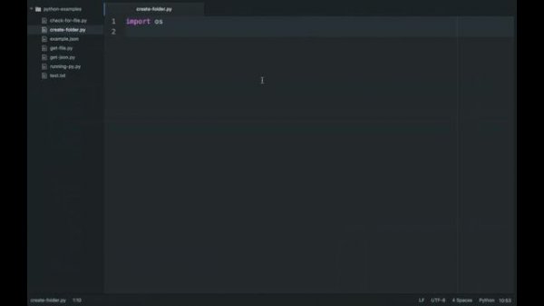 Create Folder with Python