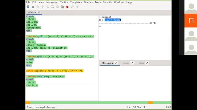 Coq-практикум 01.09.2020, ч. 2 смотреть онлайн