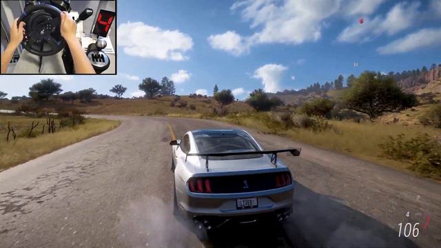 1300hp！FORD Mustang shelby GT500 2020 Forza Horizon 5 4K highest quality steering wheel смотреть онлайн