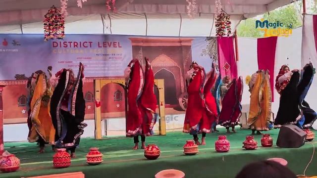 Haryanvi Group Dance | District Level Youth Festial Rohtak 2023 | Femal Group Dance | Cultural Fest смотреть онлайн