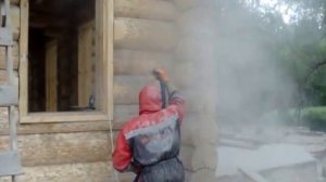 Пескоструй -СРУБ ДОМА ,кварцевым песком !!!