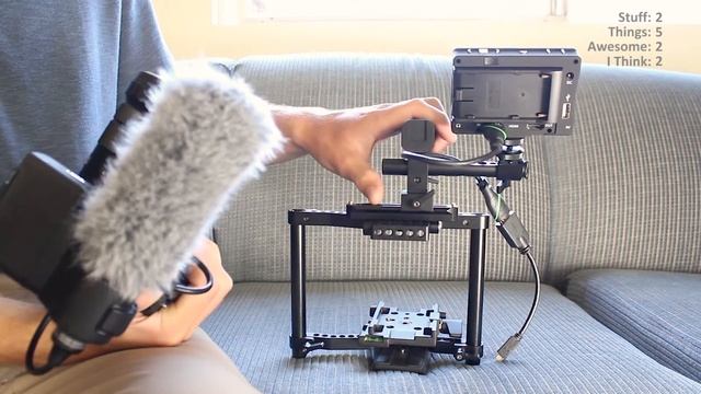 Sony a6500 Rig: XLR Audio, Headphone Jack, Monitor/EVF, Top Handle смотреть онлайн