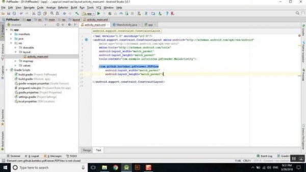 View pdf file from asset folder in android studio (Pdf Viewer app)