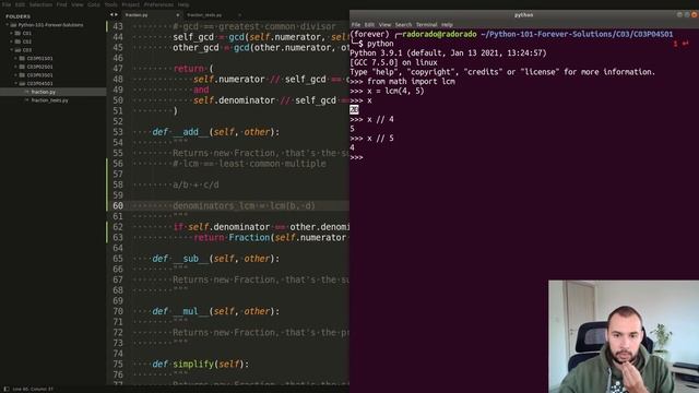C03P04S01 - Fractions solution: Part 5 - Add смотреть онлайн