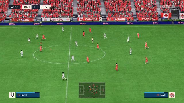 FIFA 23 - Canada 2 vs 0 Juventus Goals Jonathan David | BC Place | Xbox Series S Gameplay смотреть онлайн