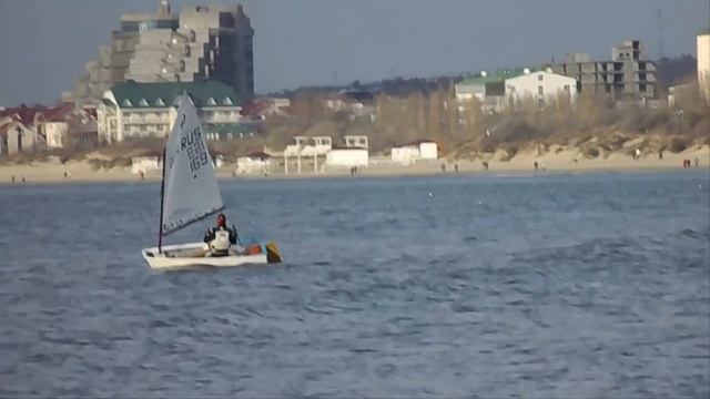 Анапа. Чёрное море. Танцы на воде! 02.12.2017г. смотреть онлайн