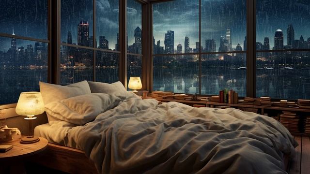 The soothing sound of rain | Go to bed and feel the rain | Stop Overthinking, Relax, and fall Aslee смотреть онлайн