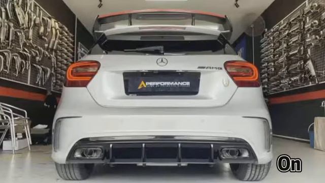Mercedes W176 A200 Convert A45  |  A Performance-Catback System With Remote Control Sound