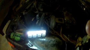 Диодные надфарники с бегающими поворотниками на ниву, замена колес с внедорожных на зимние.....