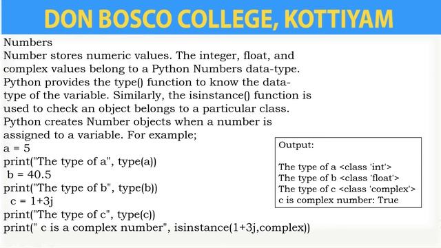 LECTURE -3.5 - WEB PROGRAMMING & PYTHON – MODULE 3- PYTHON DATA TYPES- PART1 - BCA- S4. смотреть онлайн