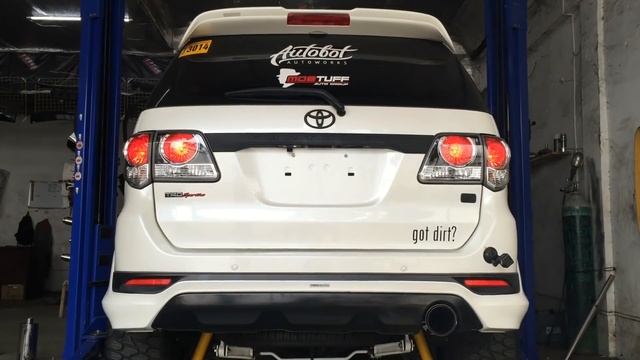 Toyota Fortuner exhaust system смотреть онлайн