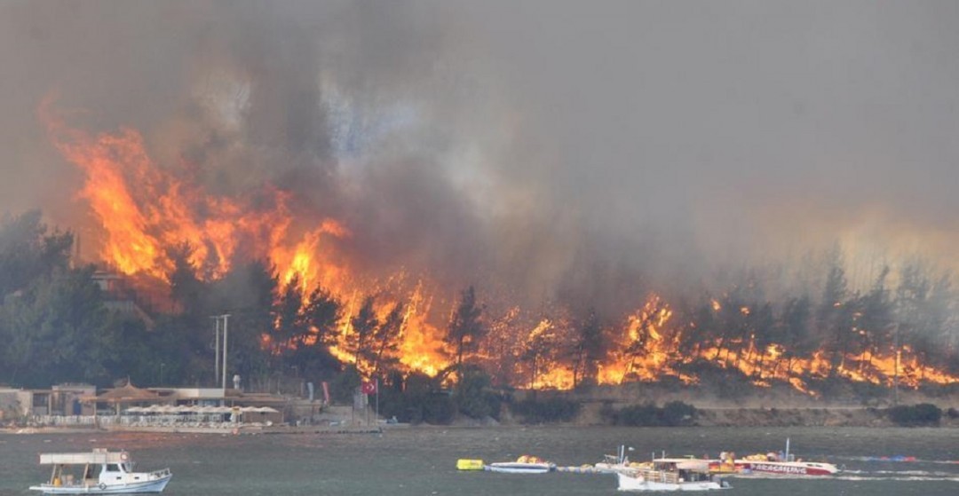 Турция: борьба с лесными пожарами продолжается. Россия увеличила авиагруппировку
#Turkey #forestfire
