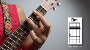 H moll Akkord auf der Ukulele Bm