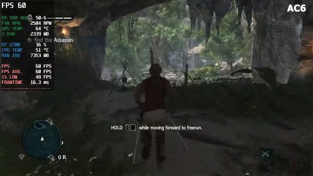 Assassin's Creed (series) || RX580 4GB FPS TEST || смотреть онлайн