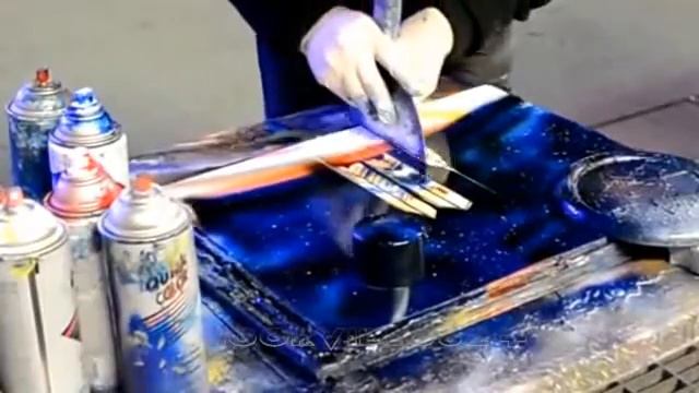 Уличны художник ресует красивый картинка смотреть онлайн