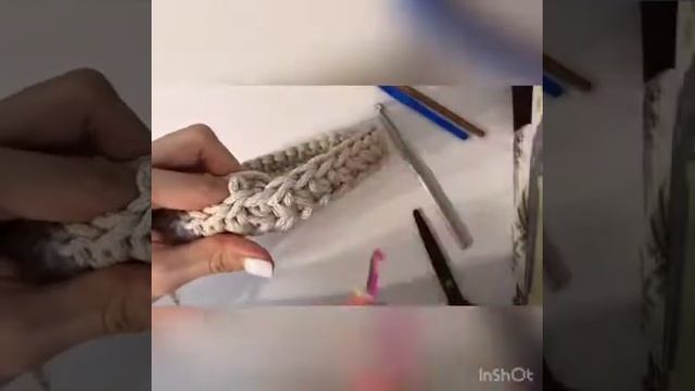 Вязаная корзинка. Обвязывание деревянного донышка смотреть онлайн