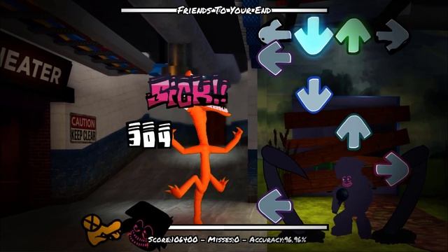 FRIDAY NIGHT FUNKIN' mod EVIL Boyfriend Roblox VS Rainbow Friends смотреть онлайн