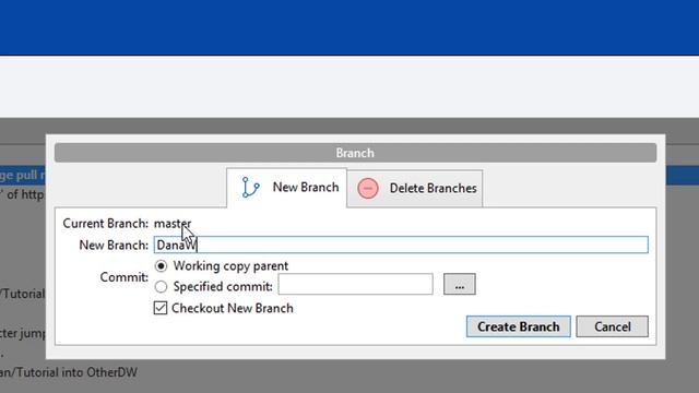 Creating your own Branch using SourceTree (6 of 9) смотреть онлайн