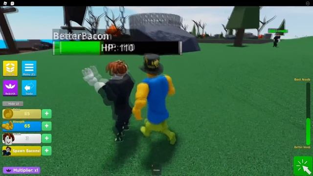 МАКСИМАЛЬНАЯ ЭВОЛЮЦИЯ НУБОВ в НОВОЙ ОБНОВЕ Mega Noob Simulator Roblox смотреть онлайн