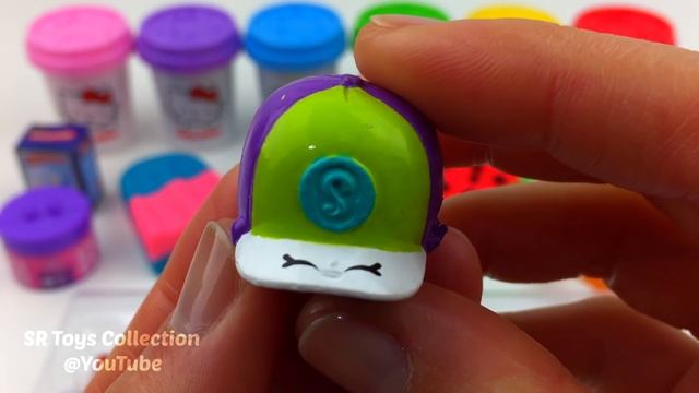 6 Playdough Hello Kitty With Surprise Toys, Kinder Surprises