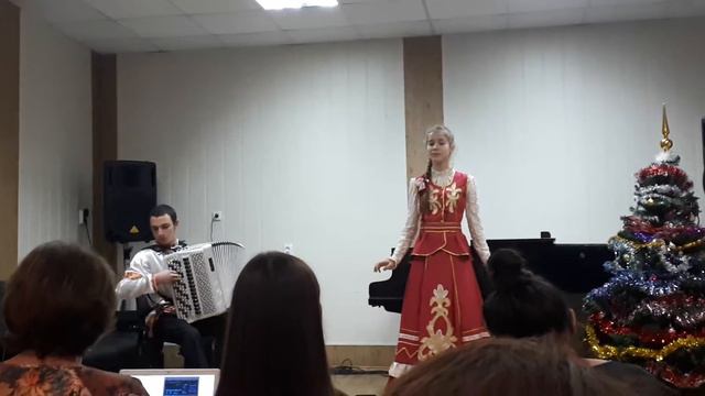 Халунина Ксения 12 лет На Руси никогда не умолкнут гармони смотреть онлайн