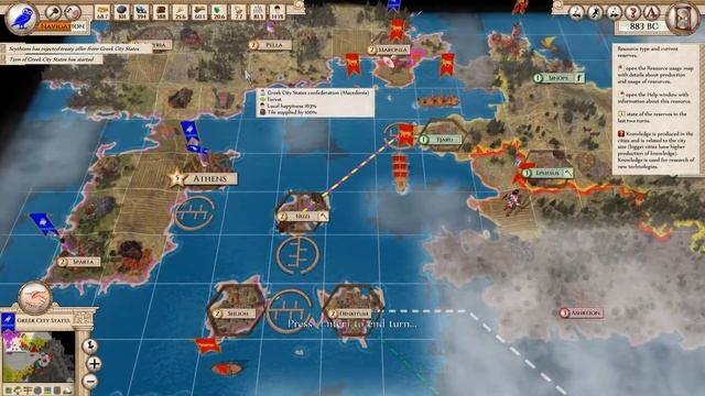 Let's Play Aggressors: Ancient Rome - Ancient Orient BC1000 Mod - Greek City States #6 смотреть онлайн