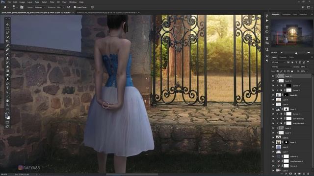 Fantasy Gate - Photoshop Manipulation Tutorial смотреть онлайн