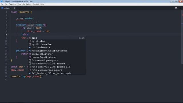 What are Property Accessors in Typescript - 16 смотреть онлайн