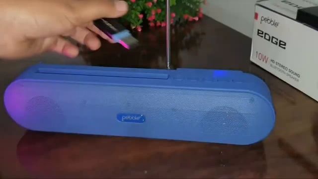 BRILLIANT 10W HD STEREO Portable Speaker |PEBBLE EDGE BLUE STEREO WIRELESS SPEAKER |2020 смотреть онлайн