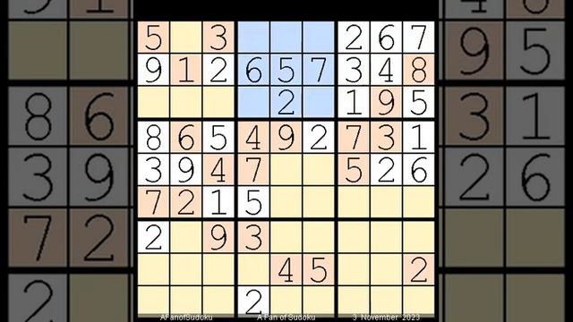 How to Solve The Hindu Sudoku Hard November 3, 2023 смотреть онлайн