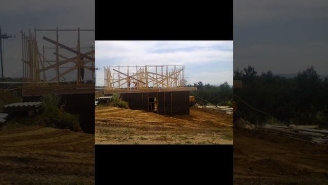 Монолитный арболит. Как это было.