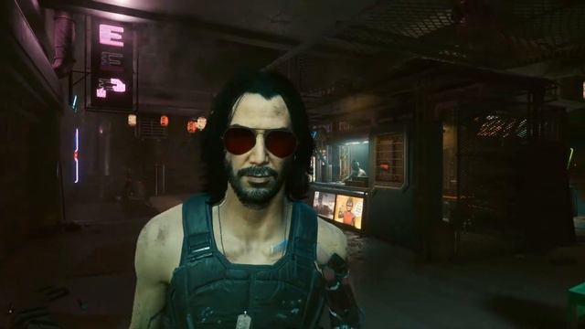 Cyberpunk 2077 - This is how Silver Hand drops a cigarette. :D смотреть онлайн