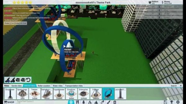 \\//HOW TO GET CHAINED achievement IN THEME PARK TYCOON 2\\//