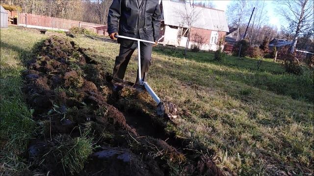 ВСПАШКА ЦЕЛИНЫ НА ДАЧЕ электроплугом (электролебедкой) ЛС-100 смотреть онлайн