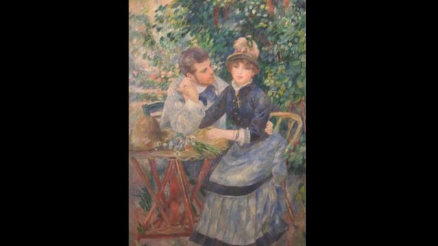 В саду Пьер Огюст Ренуар описание смотреть онлайн