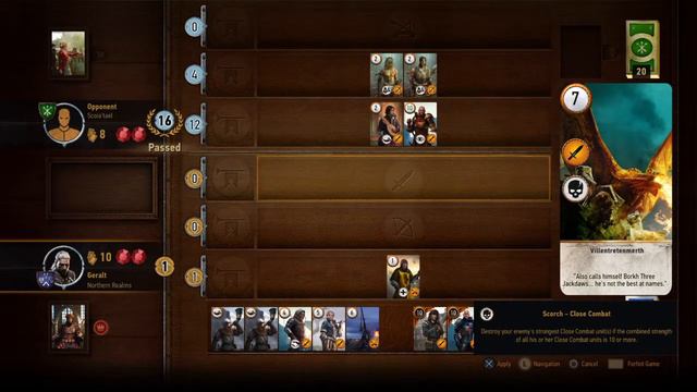 The Witcher 3: Wild Hunt - Gwent (Lambert) смотреть онлайн