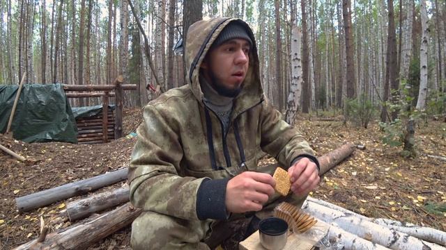 ЖЕСТЬ. КОНСТРУКЦИЯ НЕ ВЫДЕРЖАЛА. КАРКАС ПОВЕЛО. ВСЕ ТРУДЫ НАСМАРКУ. ЗЕМЛЯНКА В ЛЕСУ. 5 СЕРИЯ. смотреть онлайн