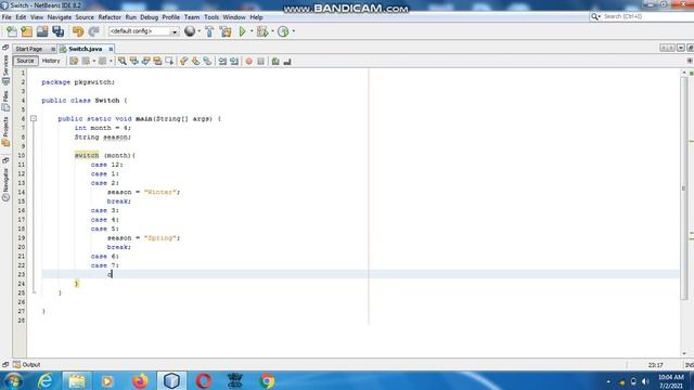 Java the complete Reference Ninth Edition (Chapter 5) Example (4) Switch Next Example смотреть онлайн