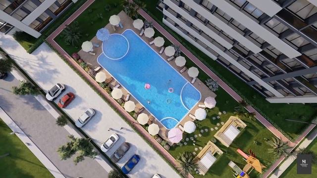 Жилой комплекс ILKEM ONIKS | Мерсин, Арпачбахшиш смотреть онлайн