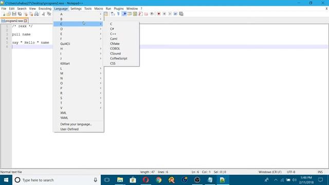 Practice Rexx at home in Windows PC using Regina Rexx Interpreter смотреть онлайн