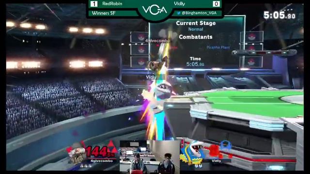 Binghamton Esports with Passion 19 - Amaryllis (Sheik, Lucina) vs. Vidly (Zelda, Piranha Plant) - W смотреть онлайн