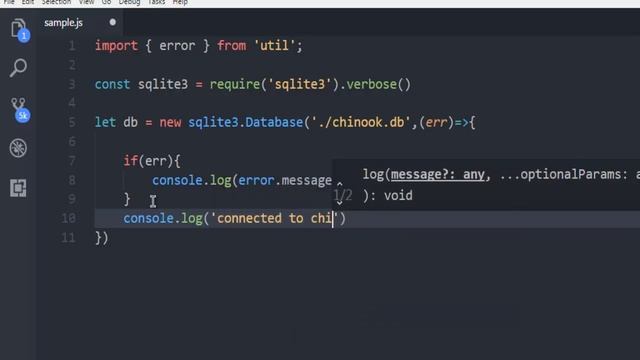 Node.JS How to Connect with SQLite Database смотреть онлайн