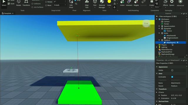 Вращаем платформы в Roblox Studio смотреть онлайн