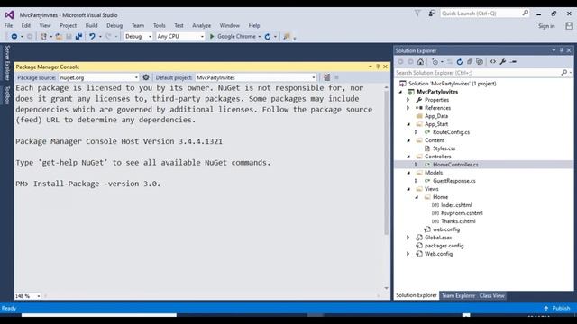 How to install a Nuget Package using the Command Line смотреть онлайн