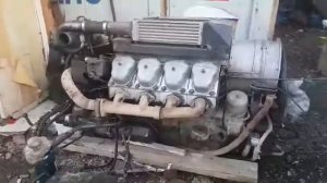 Двигатель Татра 815 евро 2 ..работа